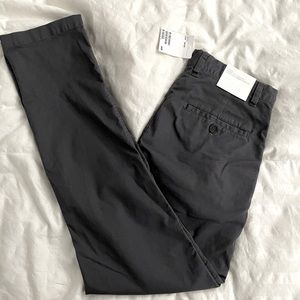 H&M GRAY SKINNY FIT STRETCH CHINOS